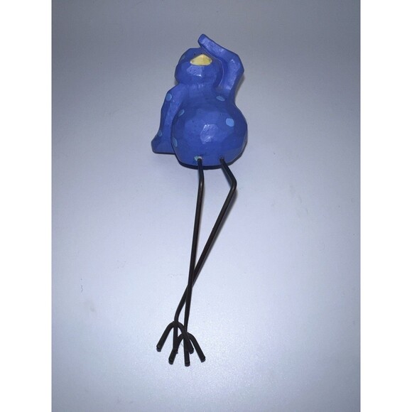 Russ Berrie &Co. Merrily Tweet Along Blue Bird shelf sitter Whimsical - Picture 7 of 7